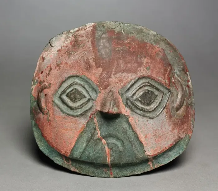Framed Print : Funerary Mask, 1200-1500. Creator: Unknown Framed Print : Funerary Mask, 1200-1500. Creator: Unknown