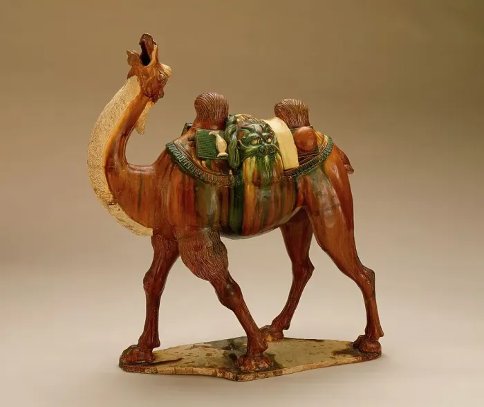 Framed Print : Funerary Sculpture of a Bactrian Camel, between c.700 and c.800. Creator: Unknown Framed Print : Funerary Sculpture of a Bactrian Camel, between c.700 and c.800. Creator: Unknown