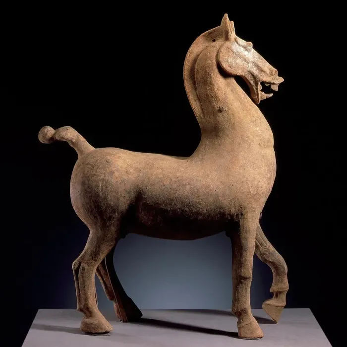 Framed Print : Funerary Sculpture of a Horse, 25-220. Creator: Unknown Framed Print : Funerary Sculpture of a Horse, 25-220. Creator: Unknown