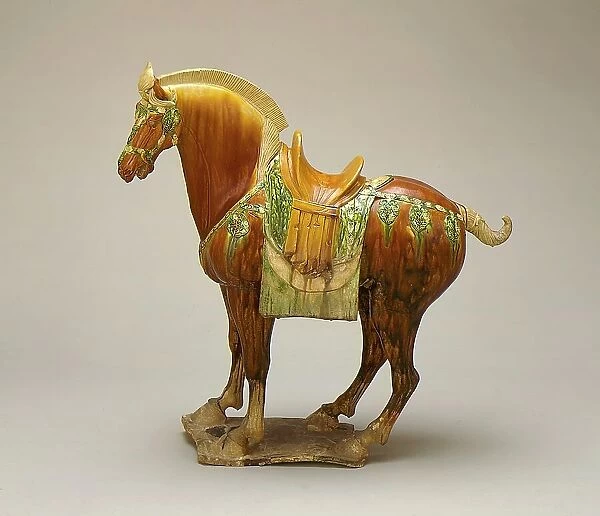 Funerary Sculpture of a Horse, between c.700 and c.800. Creator: Unknown