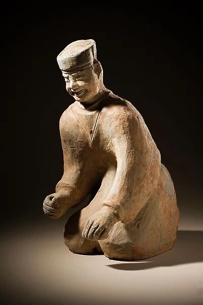 Funerary Sculpture of a Man (image 1 of 2), 25-220. Creator: Unknown