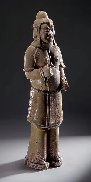 Funerary Sculpture of a Soldier, between 581 and 618. Creator: Unknown