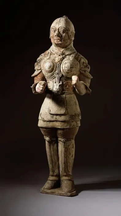 Framed Print : Funerary Sculpture of a Soldier, between c.618 and c.700. Creator: Unknown Framed Print : Funerary Sculpture of a Soldier, between c.618 and c.700. Creator: Unknown