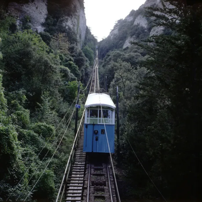 Framed Print : Funicular to Montserrat Framed Print : Funicular to Montserrat