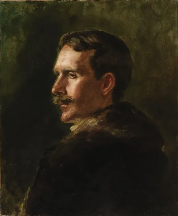 Framed Print : The Fur Coat, ca. 1898. Creator: Alice Pike Barney Framed Print : The Fur Coat, ca. 1898. Creator: Alice Pike Barney