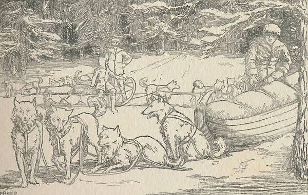 Fur-Trappers, 1924. From The British Empire in Pictures, by H