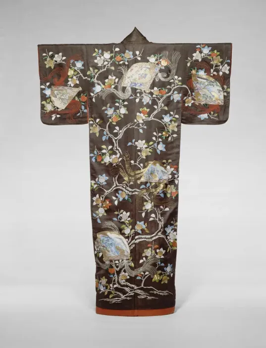Framed Print : Furisode, Japan, late Edo period (1789-1868) / Meiji period (1868-1912), 19th century Framed Print : Furisode, Japan, late Edo period (1789-1868) / Meiji period (1868-1912), 19th century