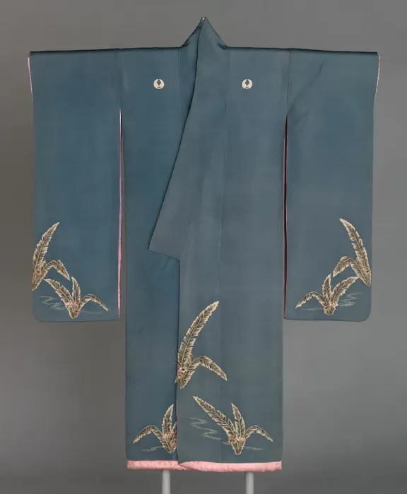 Framed Print : Furisode, Japan, Meiji period (1868-1912), c. 1890. Creator: Unknown Framed Print : Furisode, Japan, Meiji period (1868-1912), c. 1890. Creator: Unknown