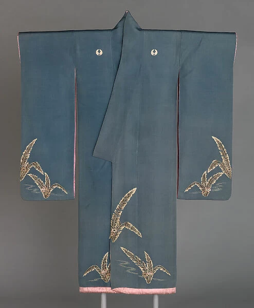 Furisode, Japan, Meiji period (1868-1912), c. 1890. Creator: Unknown