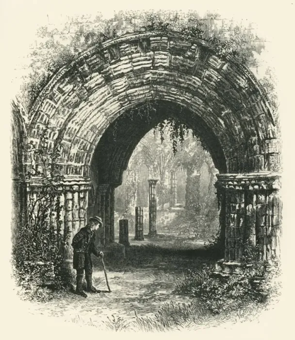 Framed Print : Furness Abbey, c1870 Framed Print : Furness Abbey, c1870