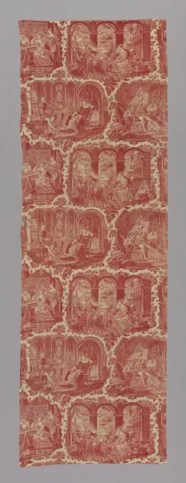 Framed Print : Furnishing Fabric, France, 1827 / 40. Creator: Unknown Framed Print : Furnishing Fabric, France, 1827 / 40. Creator: Unknown