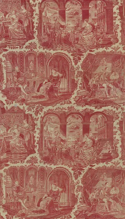 Framed Print : Furnishing Fabric, France, 1827 / 40. Creator: Unknown Framed Print : Furnishing Fabric, France, 1827 / 40. Creator: Unknown