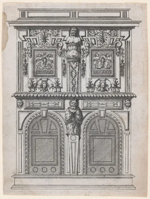 Framed Print : Furniture Design, 1530-85. Creator: Jacques Androuet Du Cerceau Framed Print : Furniture Design, 1530-85. Creator: Jacques Androuet Du Cerceau