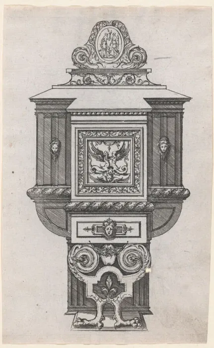 Framed Print : Furniture Design, 1530-85. Creator: Jacques Androuet Du Cerceau Framed Print : Furniture Design, 1530-85. Creator: Jacques Androuet Du Cerceau