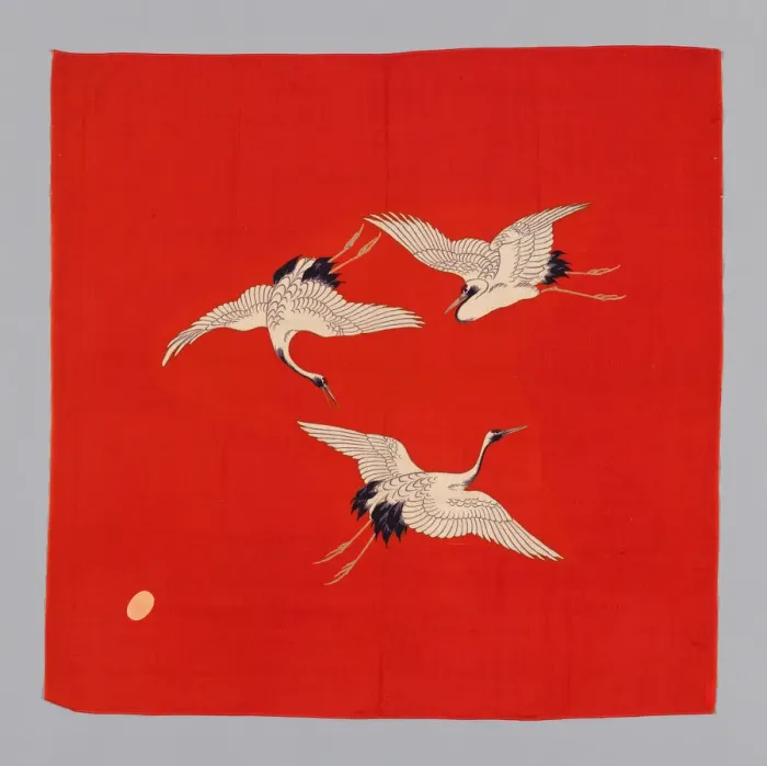 Framed Print : Furoshiki (Wrapping Cloth), Japan, Meiji period (1868-1912), late 19th century. Creator: Unknown Framed Print : Furoshiki (Wrapping Cloth), Japan, Meiji period (1868-1912), late 19th century. Creator: Unknown