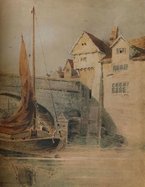 Fye Bridge, Norwich, c1835, (1938). Artist: John Thirtle
