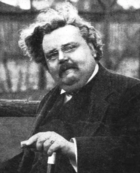Framed Print : G. K. Chesterton (1874-1936), English writer, early 20th century Framed Print : G. K. Chesterton (1874-1936), English writer, early 20th century