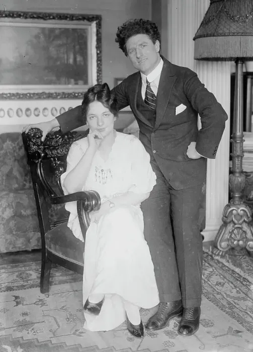 Framed Print : G. Martinelli & wife, between c1915 and c1920. Creator: Bain News Service Framed Print : G. Martinelli & wife, between c1915 and c1920. Creator: Bain News Service