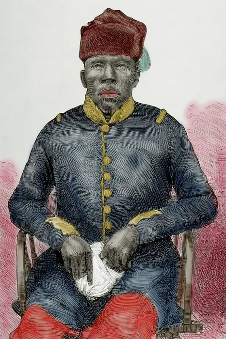 Framed Print : Gabasheane Masupha, Paramount chief of Basotho, 1940s? Creator: Capuz Framed Print : Gabasheane Masupha, Paramount chief of Basotho, 1940s? Creator: Capuz