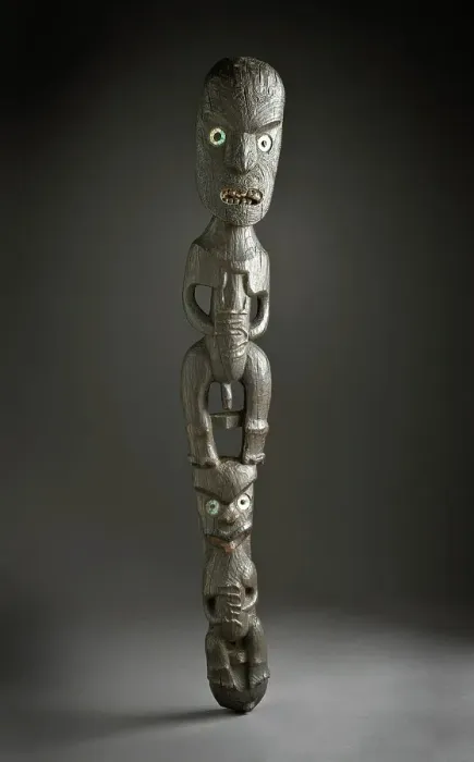 Framed Print : Gable Peak Figure (teko teko) (image 1 of 2), c.1800. Creator: Unknown Framed Print : Gable Peak Figure (teko teko) (image 1 of 2), c.1800. Creator: Unknown