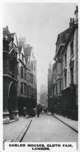 Gabled houses, Cloth Fair, London, c1920s