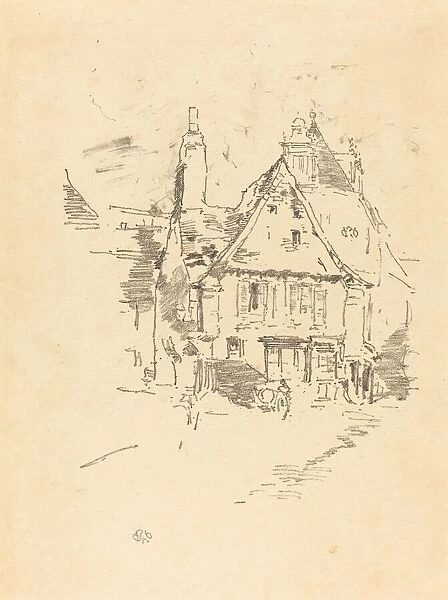 Gabled Roofs, 1893. Creator: James Abbott McNeill Whistler