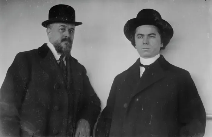 Framed Print : Gabriel Lapierre [and] Jan Kubelik, between c1910 and c1915. Creator: Bain News Service