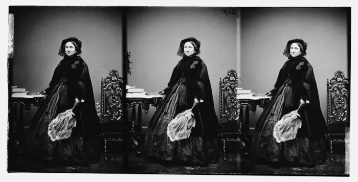 Framed Print : Gaines, Myra Clark, ca. 1860-1865. Creator: Unknown Framed Print : Gaines, Myra Clark, ca. 1860-1865. Creator: Unknown