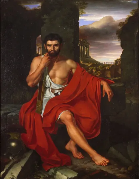 絵画 gasius Gaius Marius Amid Ruins of Carthage, 1807 Print. Art Prints