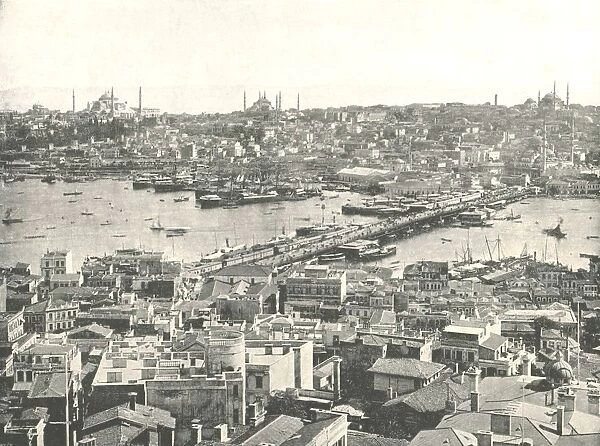 The Galata bridge across the Golden Horn, Constantinople, Ottoman Empire, 1895. Creator
