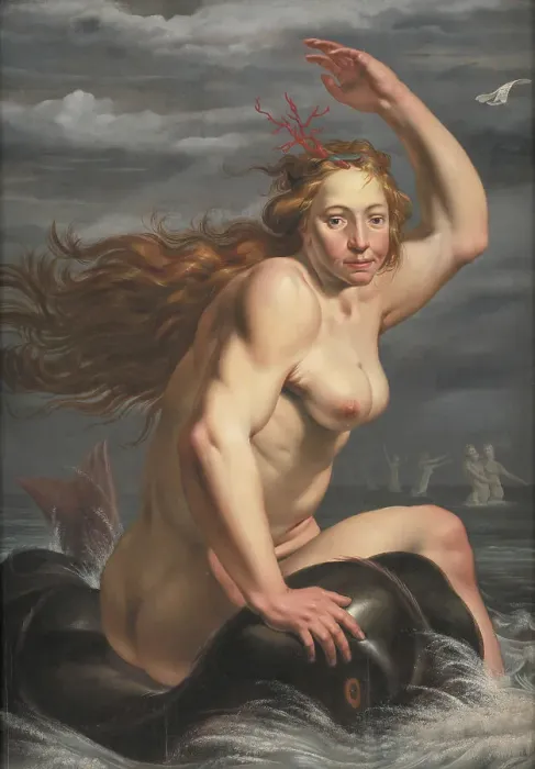 Framed Print : Galatea, 1619. Creator: Werner Jacobsz. van den Valckert Framed Print : Galatea, 1619. Creator: Werner Jacobsz. van den Valckert