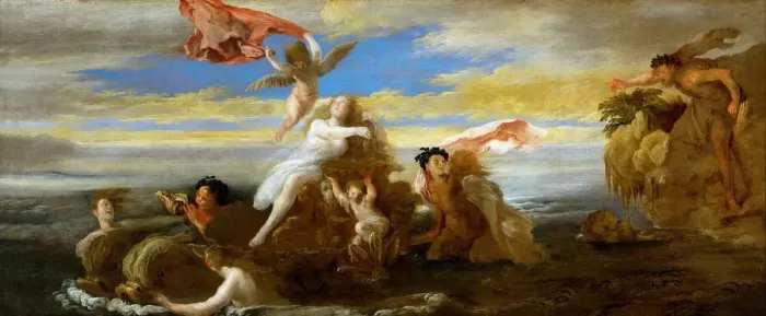 Framed Print : Galatea and Polyphemus Framed Print : Galatea and Polyphemus