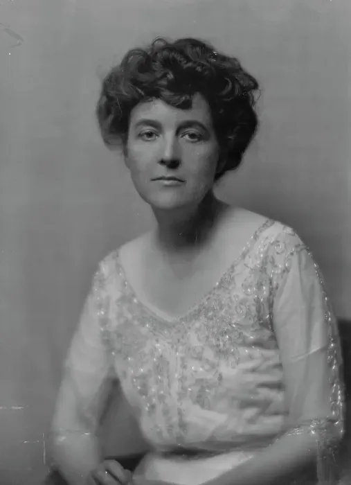 Framed Print : Gale, Zona, Miss, portrait photograph, 1917 May 15. Creator: Arnold Genthe