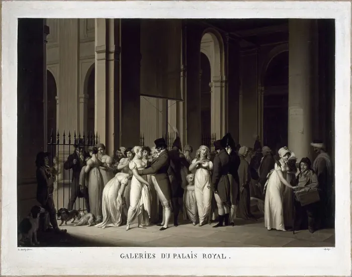 Framed Print : Galeries du Palais-Royal, 1809. Creator: Louis Leopold Boilly Framed Print : Galeries du Palais-Royal, 1809. Creator: Louis Leopold Boilly