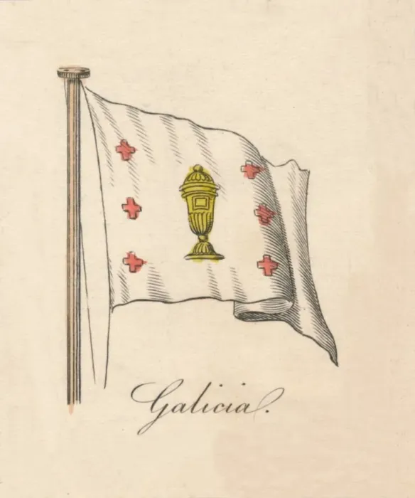 Framed Print : Galicia, 1838
