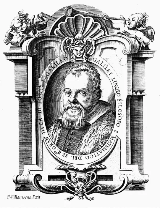 Framed Print : Galileo Galilei, Italian astronomer and mathematician, early 17th century. Artist: Francesco Villamena Framed Print : Galileo Galilei, Italian astronomer and mathematician, early 17th century. Artist: Francesco Villamena