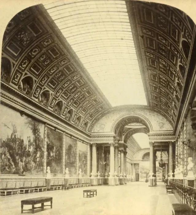 Framed Print : Gallery of Battles, Versailles, c1900. Creator: Underwood & Underwood Framed Print : Gallery of Battles, Versailles, c1900. Creator: Underwood & Underwood