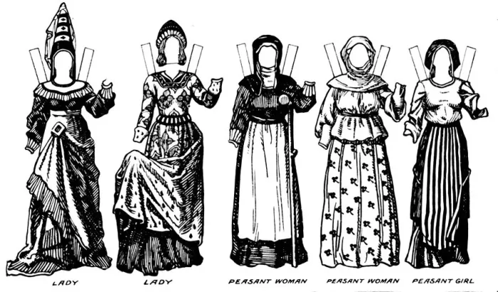 Framed Print : The Gallery of British Costume: The Dresses Worn In Richard IIIs Reign, c1934 Framed Print : The Gallery of British Costume: The Dresses Worn In Richard IIIs Reign, c1934