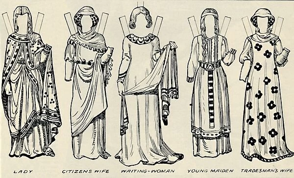 The Gallery of British Costume: What Men and Women Wore In Henry IIIs Time, c1934
