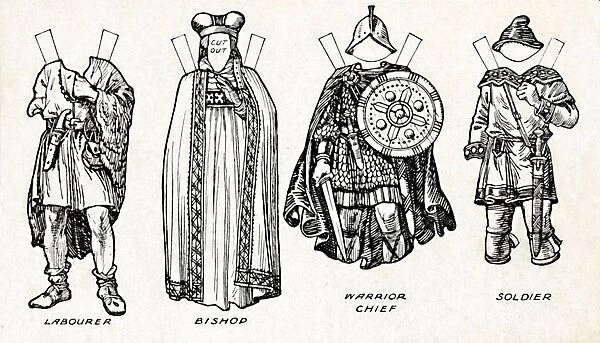The Gallery of British Costume: How The People Dressed in Anglo-Saxon Times, c1934