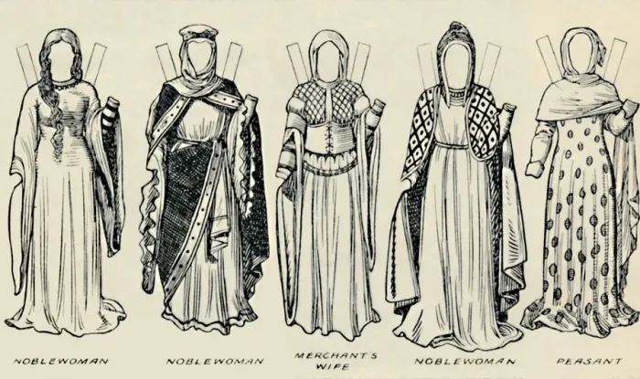 Framed Print : The Gallery of Historic Costume: The Dresses Worn in the Days of Richard I, c1934 Framed Print : The Gallery of Historic Costume: The Dresses Worn in the Days of Richard I, c1934