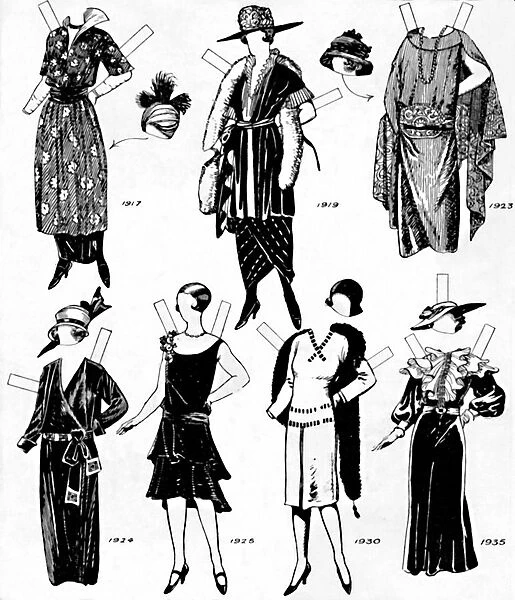 The Gallery of Historic Costume: Dresses Worn During the Twentieth Century, c1934