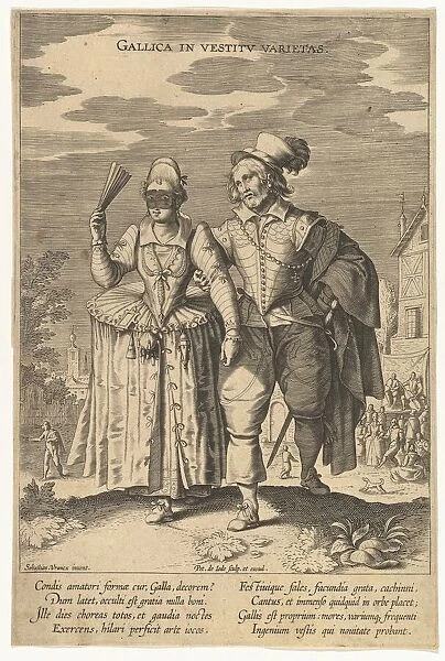 Gallica in Vestitu Varietas, from Fashions of Different Nations. n. d