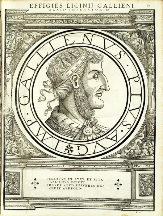 Framed Print : Gallienus (d. 268), 1559 Framed Print : Gallienus (d. 268), 1559