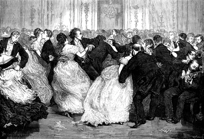Framed Print : The Last Galop - drawn by F. Barnard, 1873. Creator: William James Palmer Framed Print : The Last Galop - drawn by F. Barnard, 1873. Creator: William James Palmer