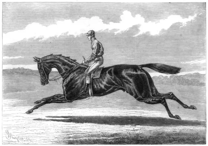 Framed Print : Galopin, Derby winner, 1875. Artist: Crane Framed Print : Galopin, Derby winner, 1875. Artist: Crane