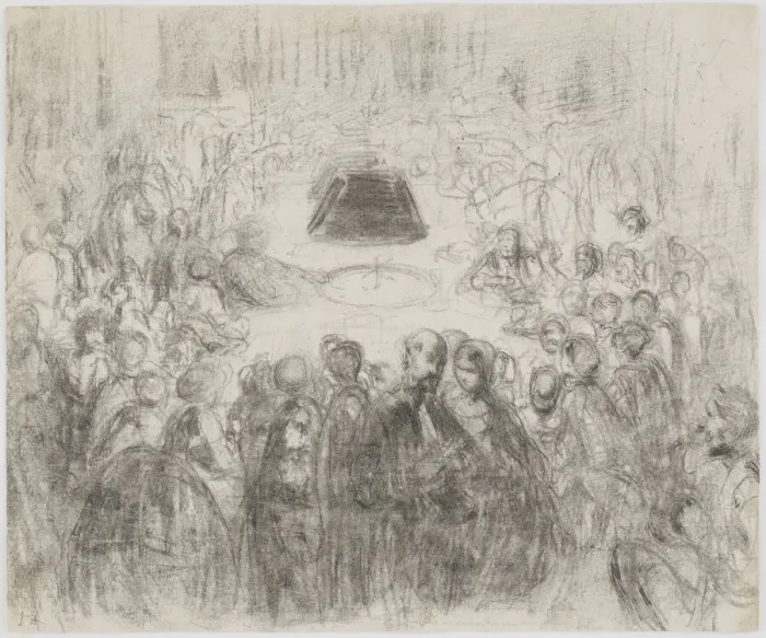 Framed Print : Gambling Salon at Baden-Baden, 1858. Creator: James Abbott McNeill Whistler Framed Print : Gambling Salon at Baden-Baden, 1858. Creator: James Abbott McNeill Whistler