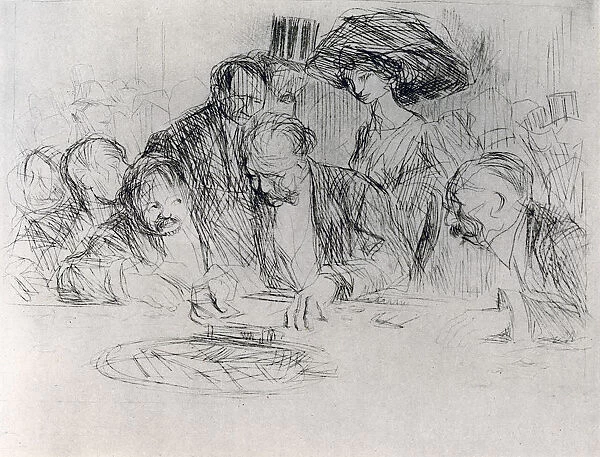 At the Gambling Table, 1925. Artist: Jean Louis Forain