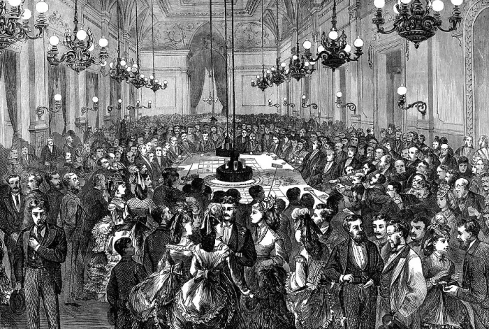 Framed Print : The Gambling Table at Hombourg, 1871. Creator: F Wentworth Framed Print : The Gambling Table at Hombourg, 1871. Creator: F Wentworth