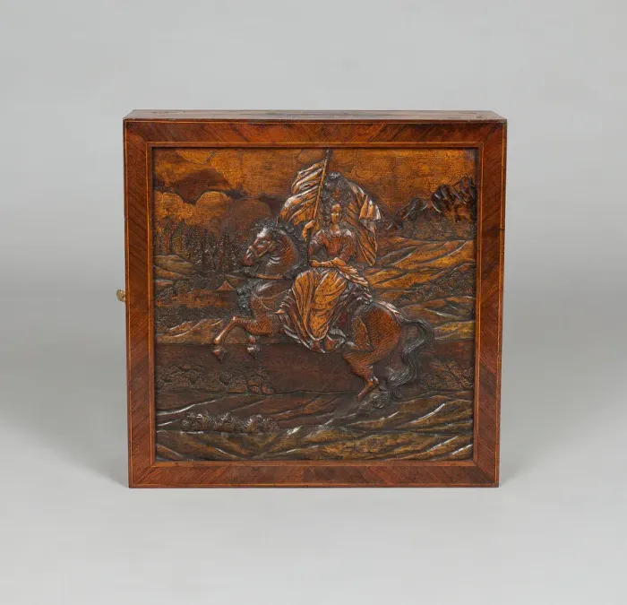 Framed Print : Game Board for Chess and Backgammon, Bohemia, c. 1700. Creator Framed Print : Game Board for Chess and Backgammon, Bohemia, c. 1700. Creator